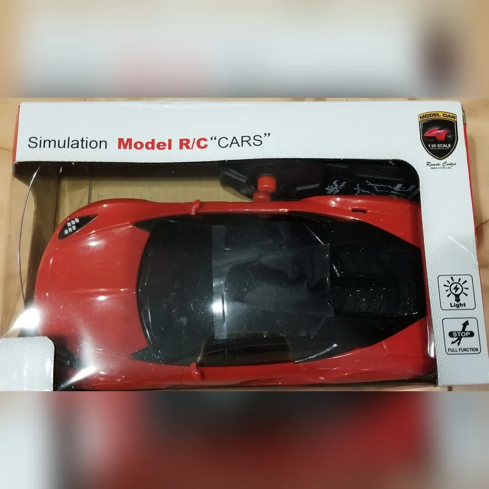 - Remote Control Simulation Model RC Red Car